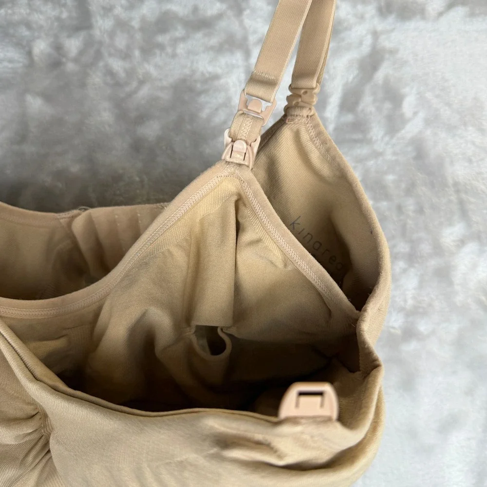 Kindred by Kindred Bravely Sublime Nursing Pumping Bra Beige XL Regular Wireless